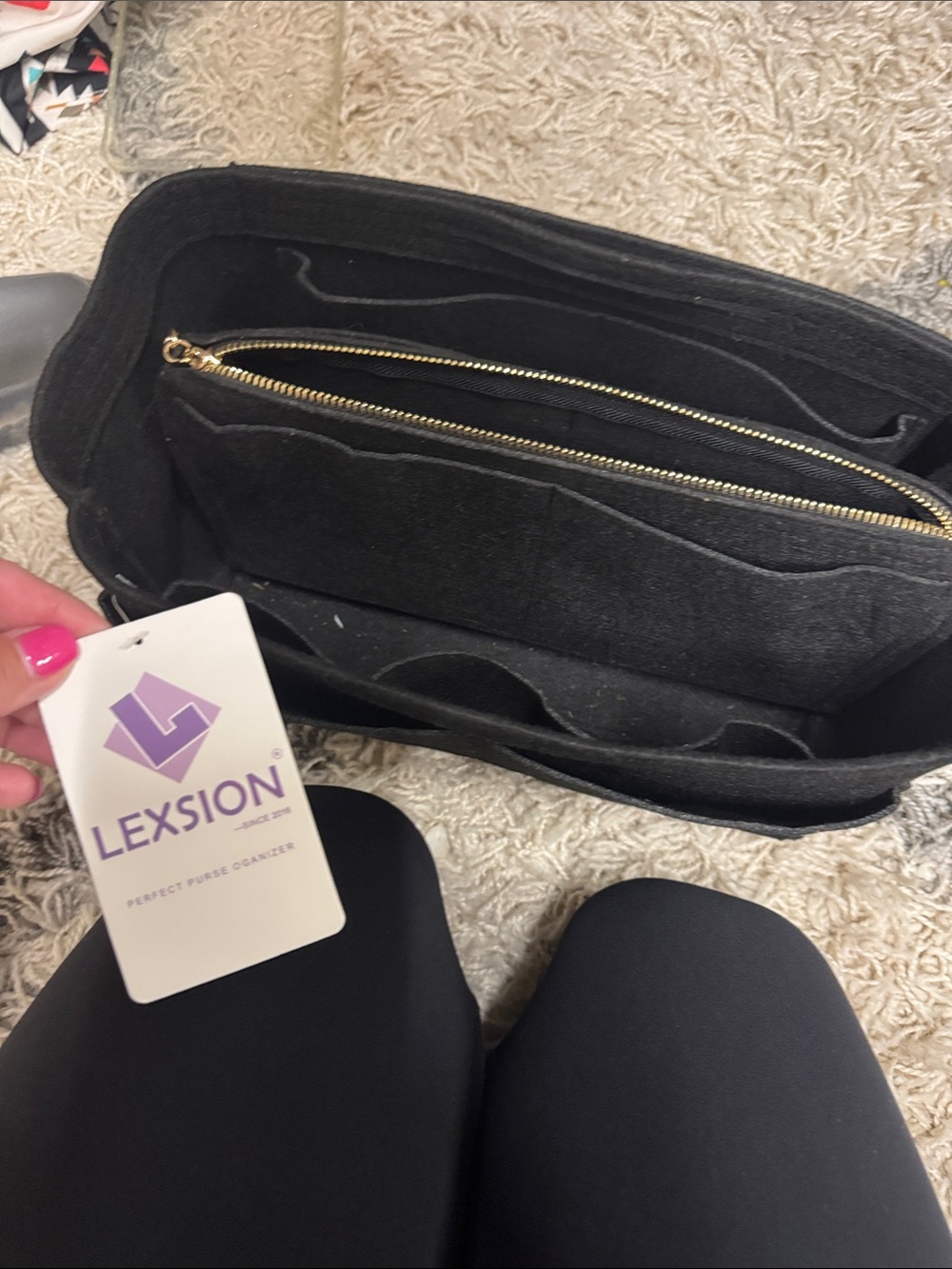 Lexsion Purse Insert for LV Neverful MM